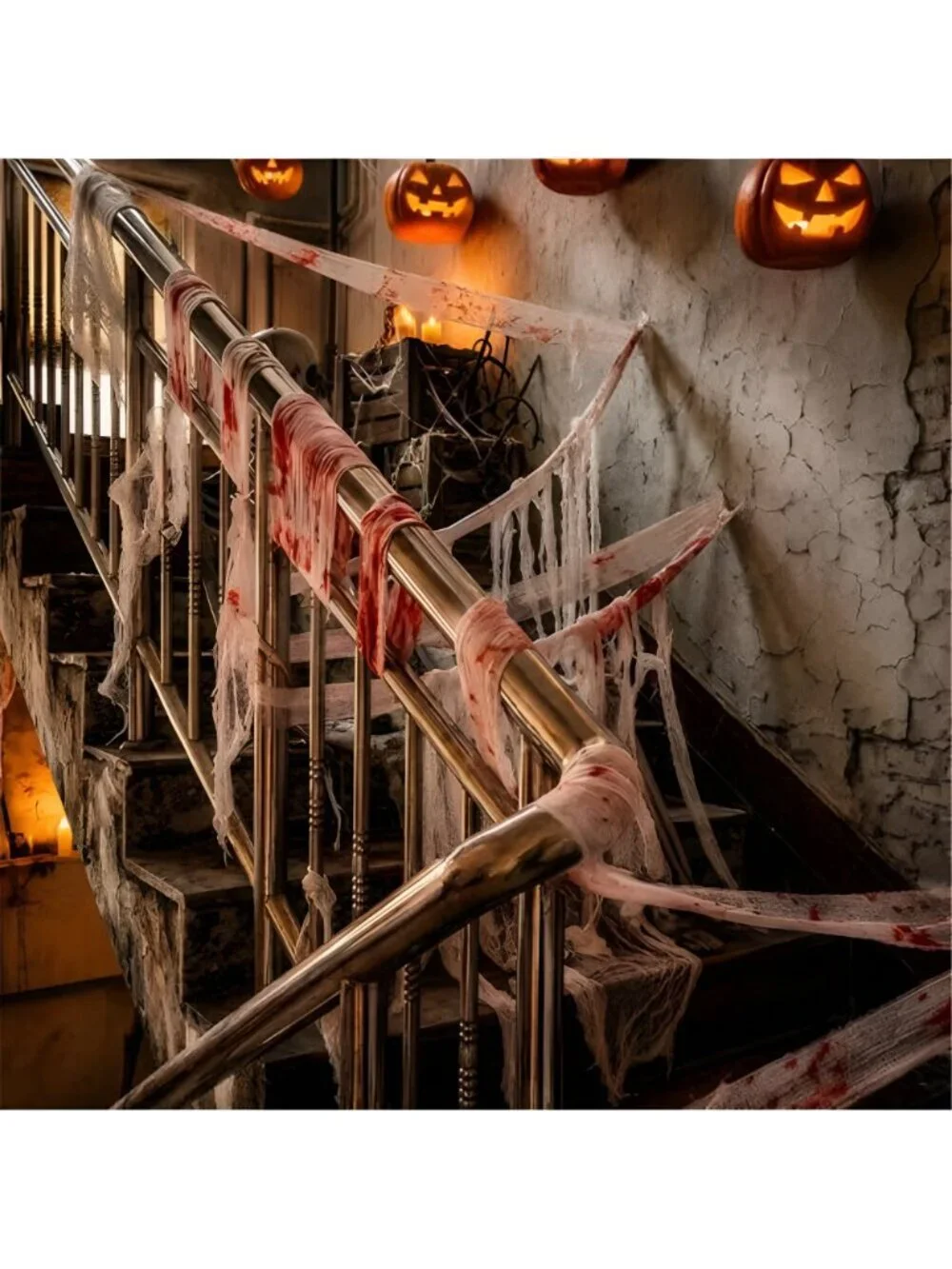 Spooky Gauze for Halloween Party Decorations 590 x 3.14 inch